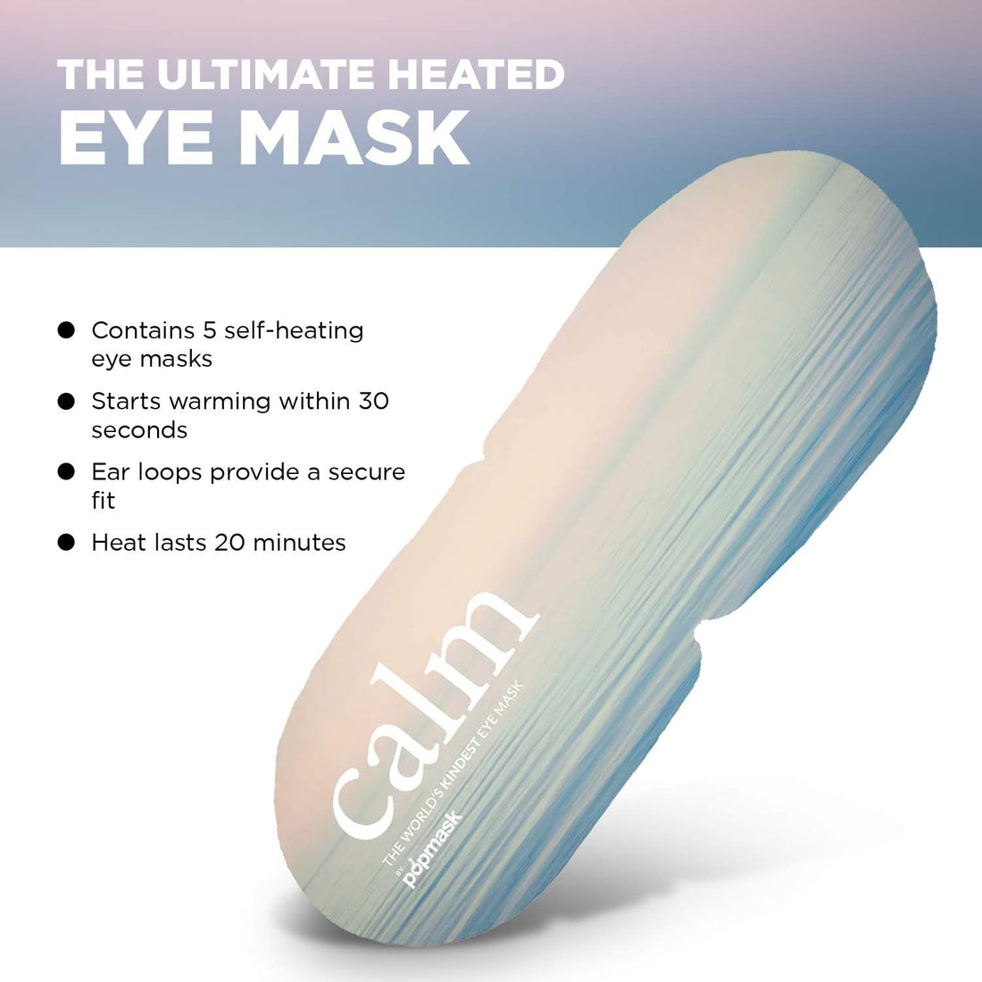 Popmask Calm Self-Warming Chamomile Sleep Mask