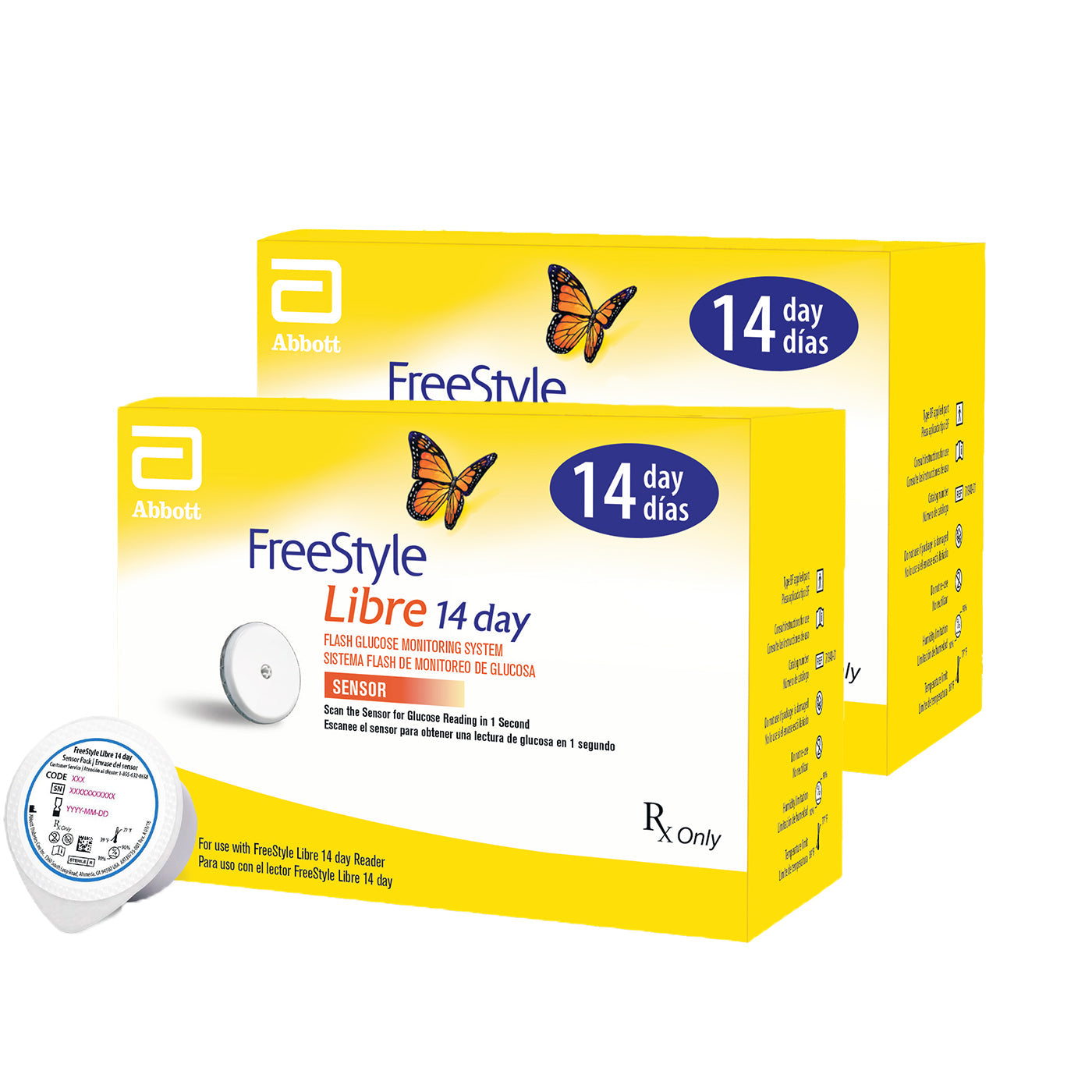 Buy FreeStyle Libre 14 Day Sensor (2-Pack) Online - Continuous Glucose  Monitoring System - Pharmalynk