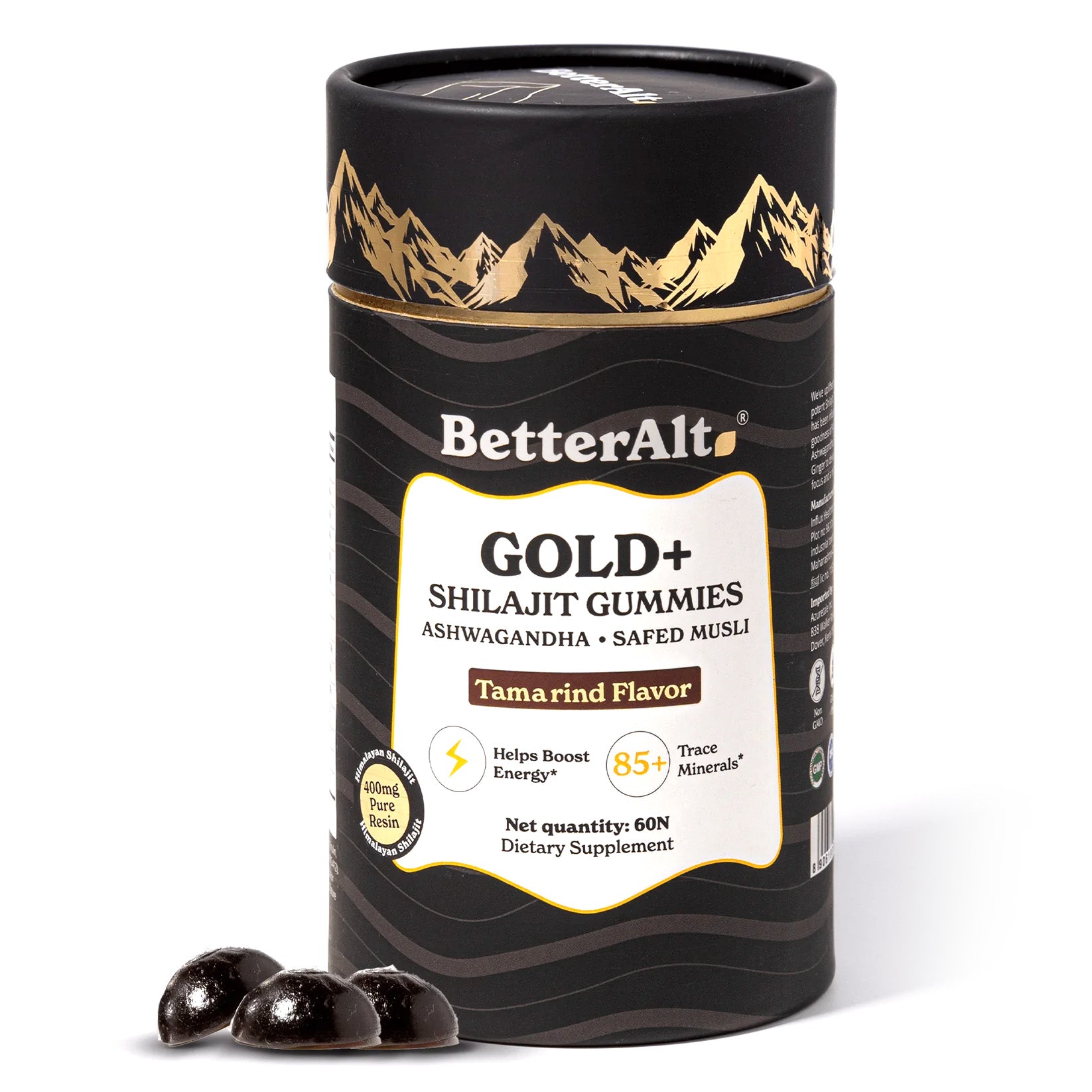 Gummies Shilajit - Complément Alimentaire - 60 Gummies - Neuf Emballé