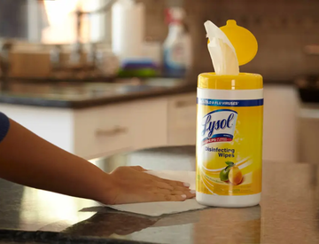 Lysol Adjusts Packaging for Disinfecting Wipes