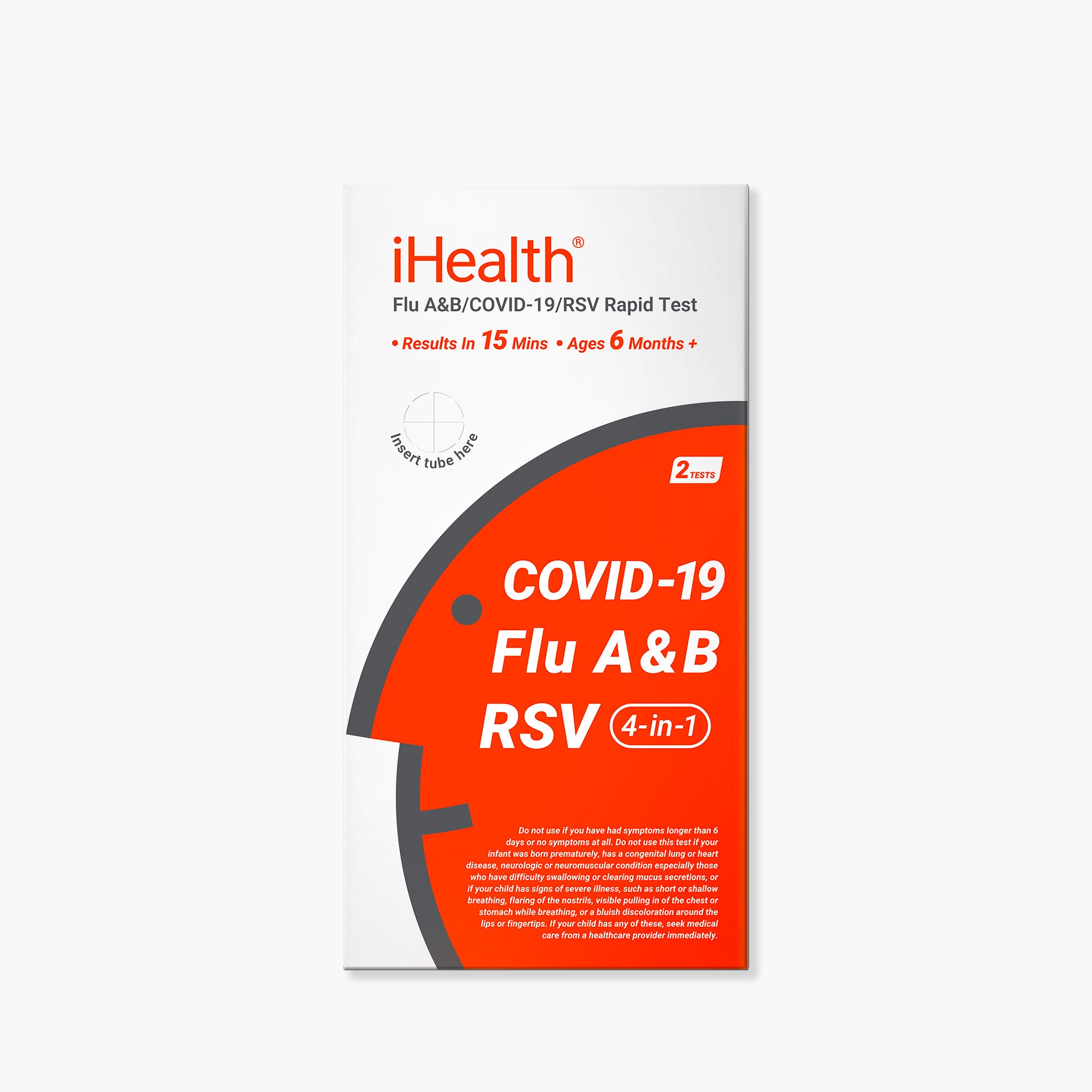 iHealth Flu A & B/COVID-19/RSV Rapid Test Pro (25 tests, Point-of-Care)