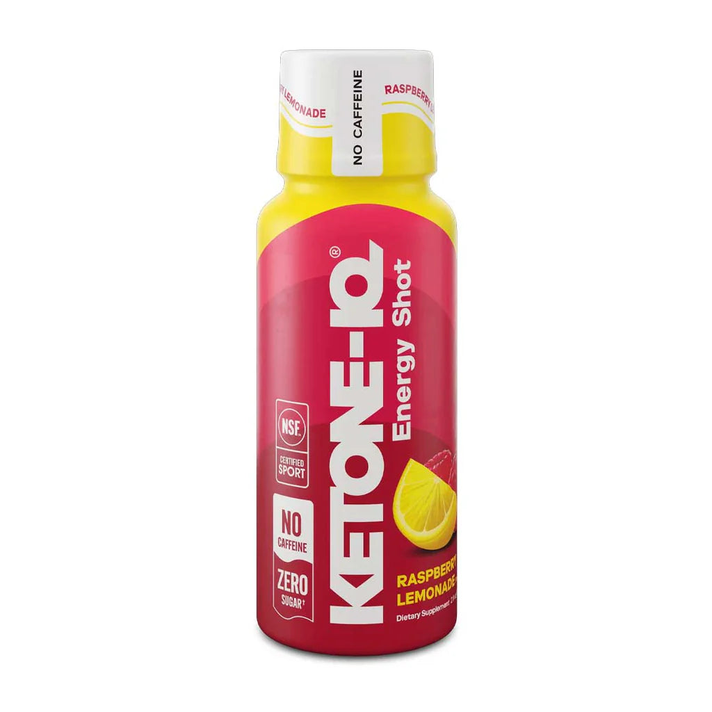 Ketone-IQ No Caffeine High Performance Energy Shot (Raspberry Lemonade)