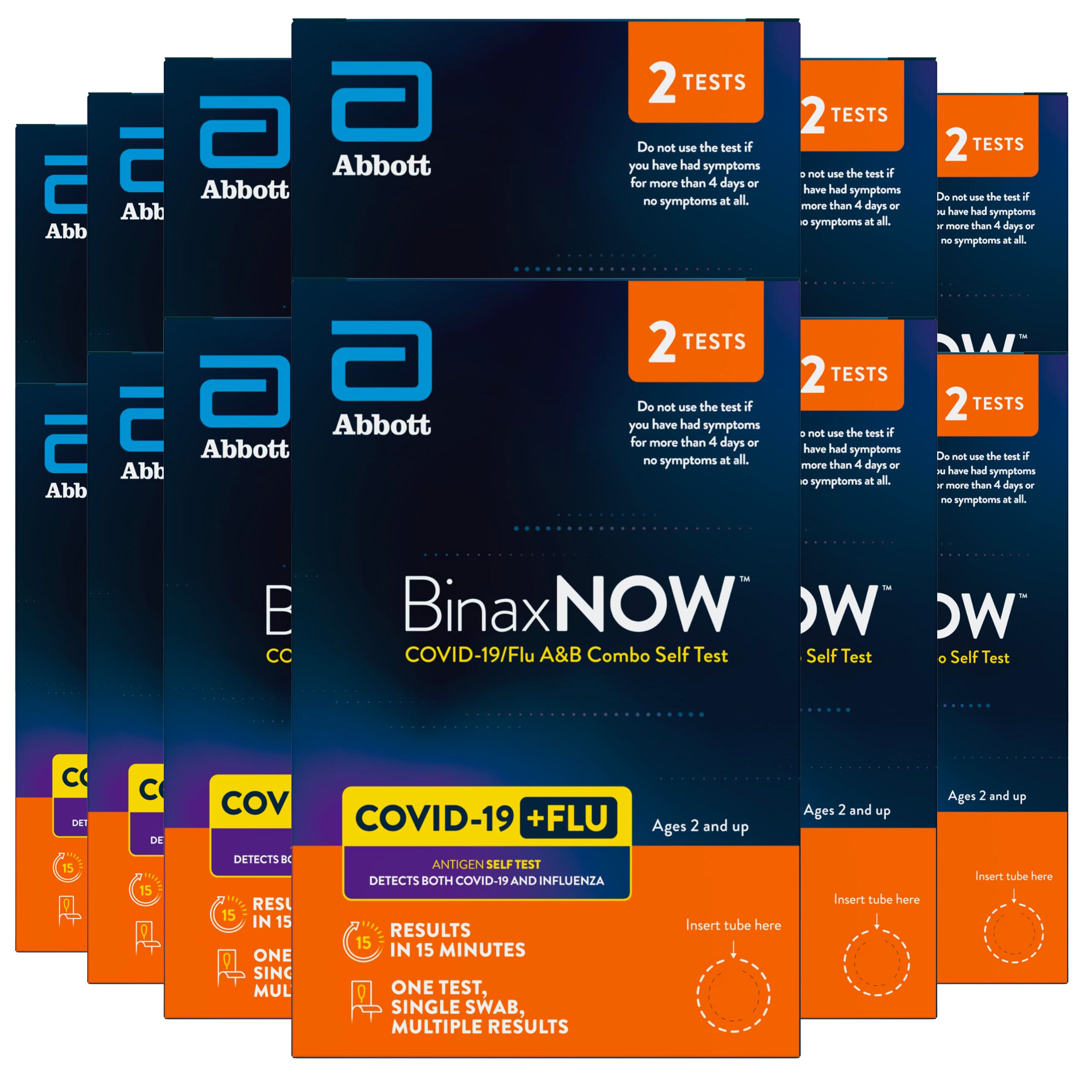 BinaxNOW™ COVID‑19/Flu A&B Combo Self Test