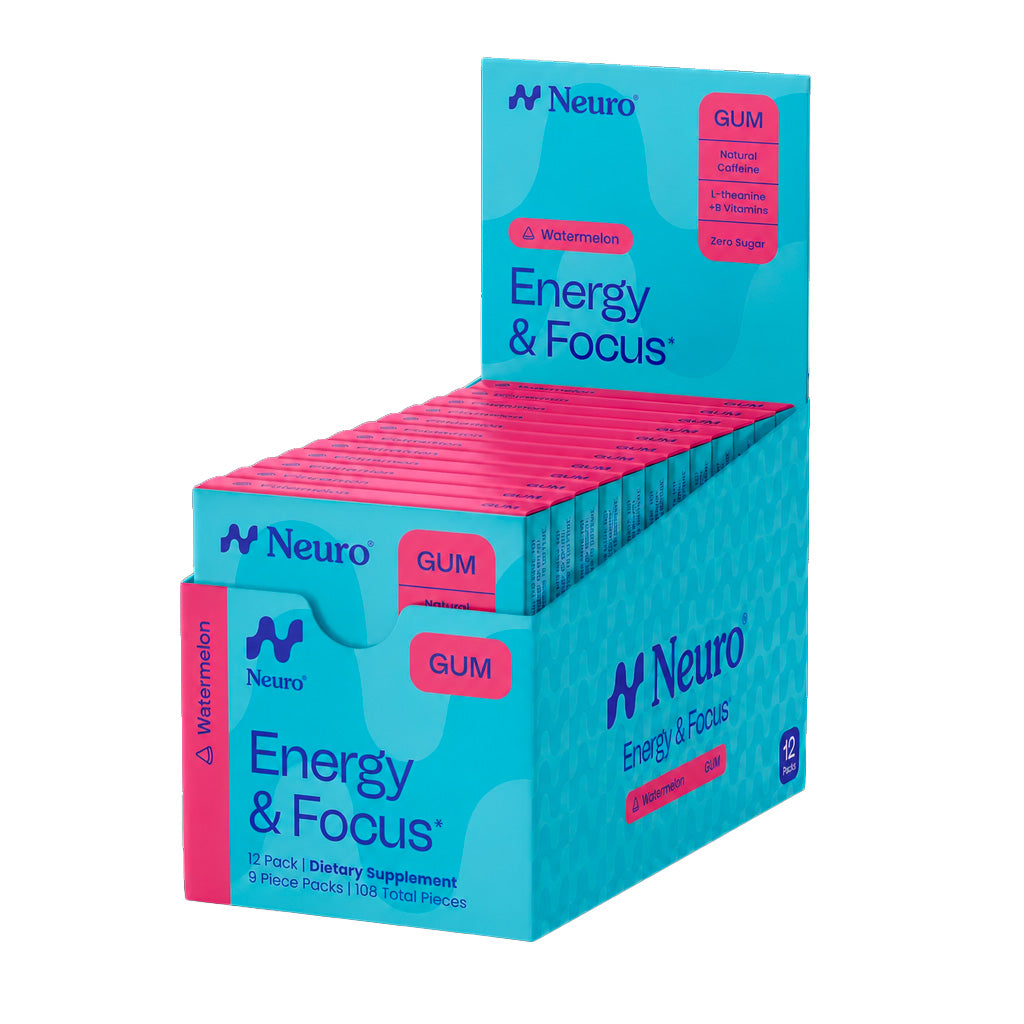 Neuro Energy & Focus Gum (Watermelon) Limited Edition