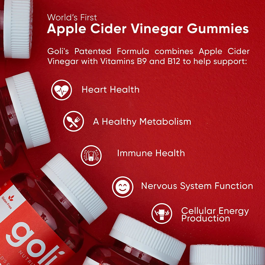 Goli® Nutrition Apple Cider Vinegar Gummies, 60 Gummies