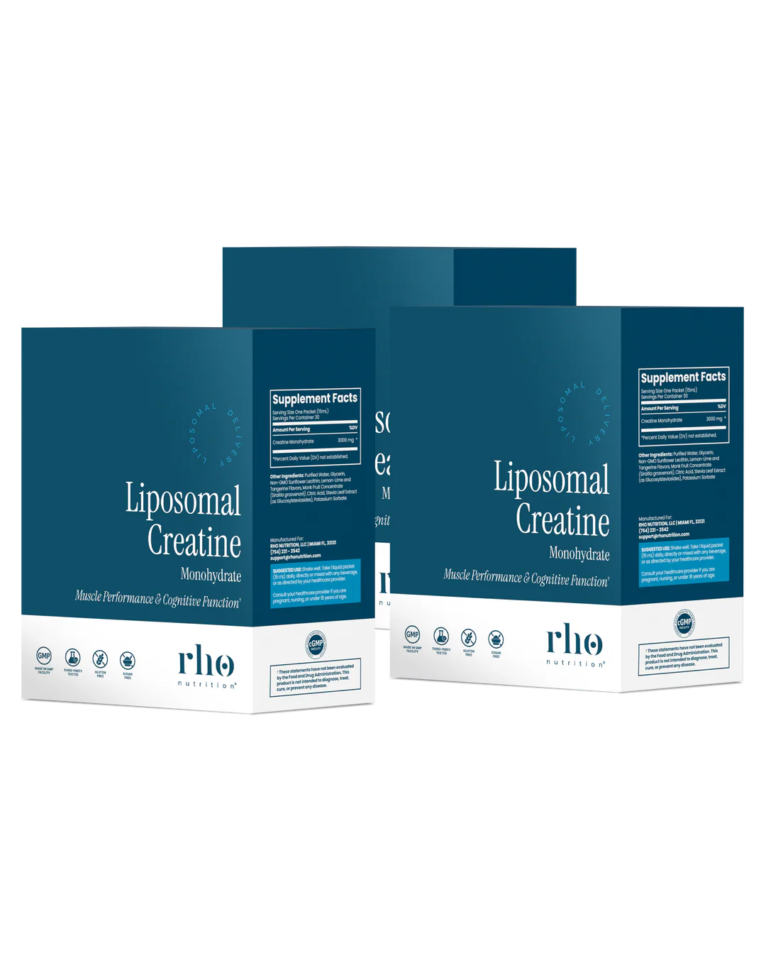 Rho Nutrition Liposomal Creatine Monohydrate (Travel Packs)