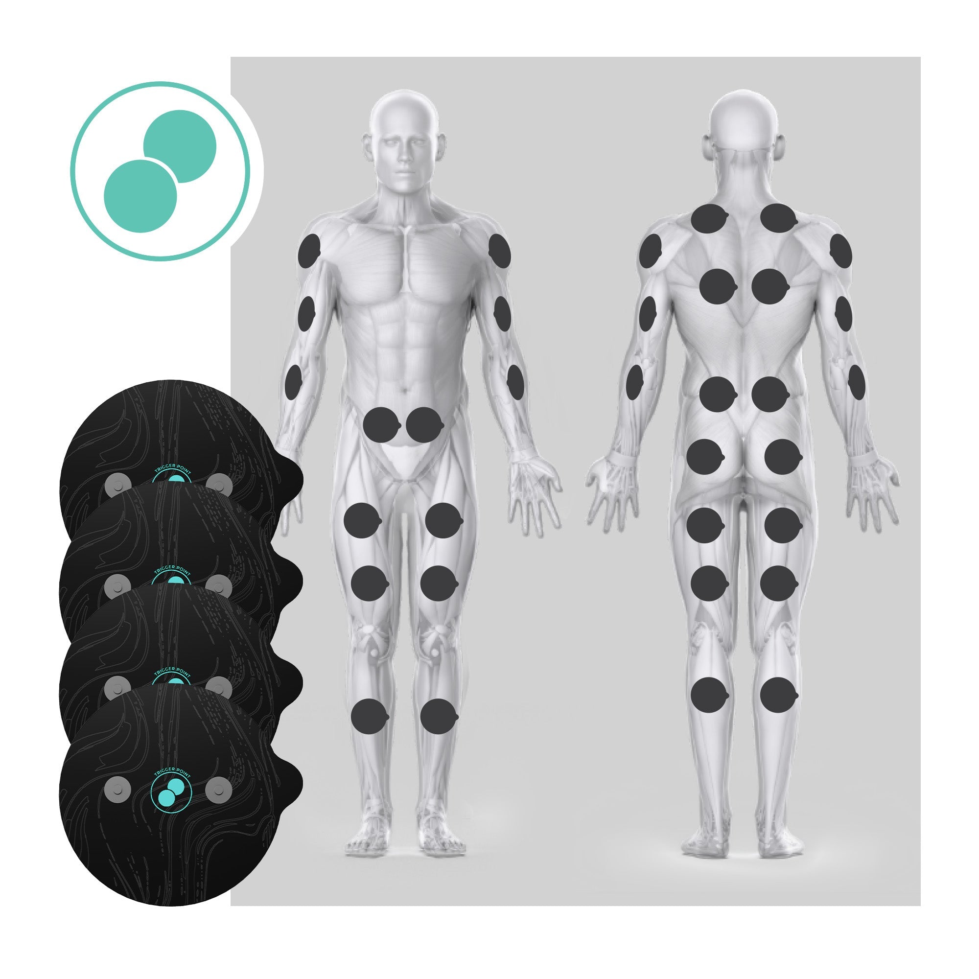 Chirp Halo™ Trigger Point Pad Set