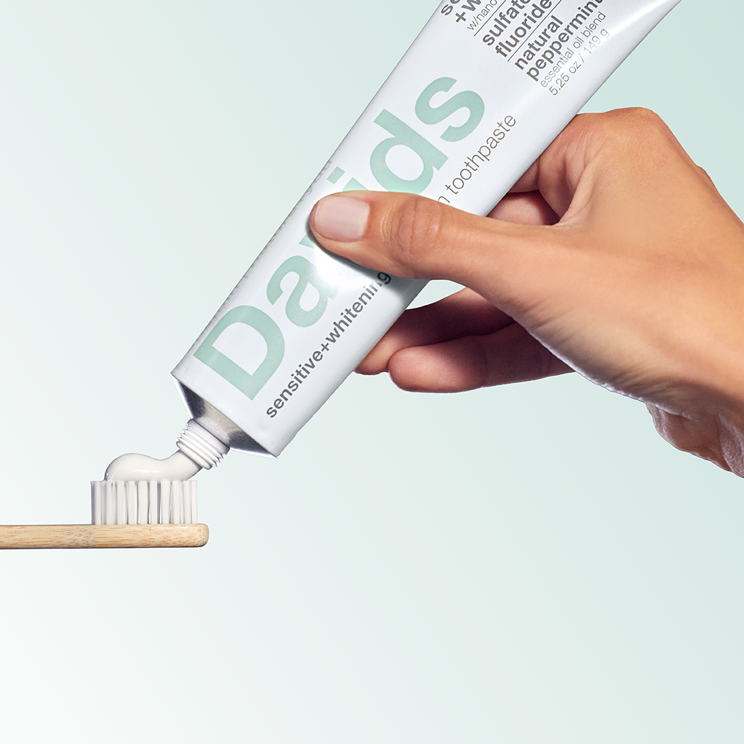 Davids Hydroxi™ Sensitive+Whitening  Nano Hydroxyapatite Premium Toothpaste (Peppermint)