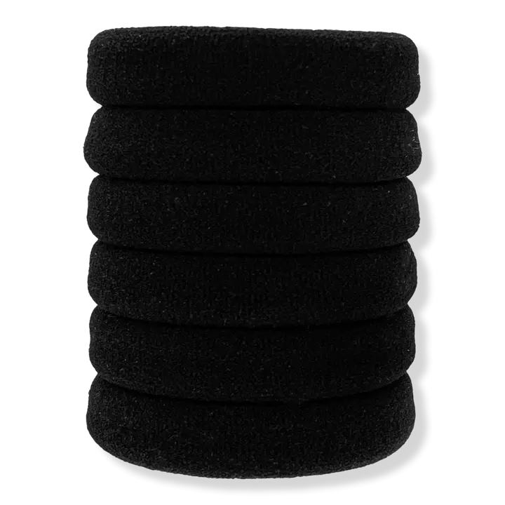 Kitsch Black Thick Hair Elastics