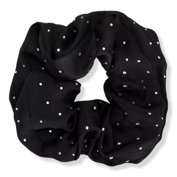 Kitsch Eco-Friendly Satin Brunch Scrunchie - Rhinestone