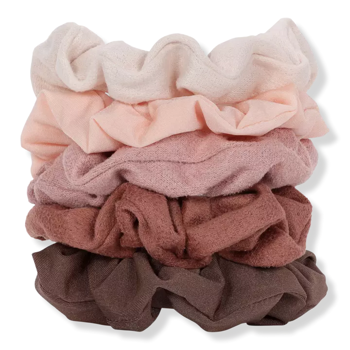 Kitsch Eco Friendly Textured Scrunchies 5 pc Set