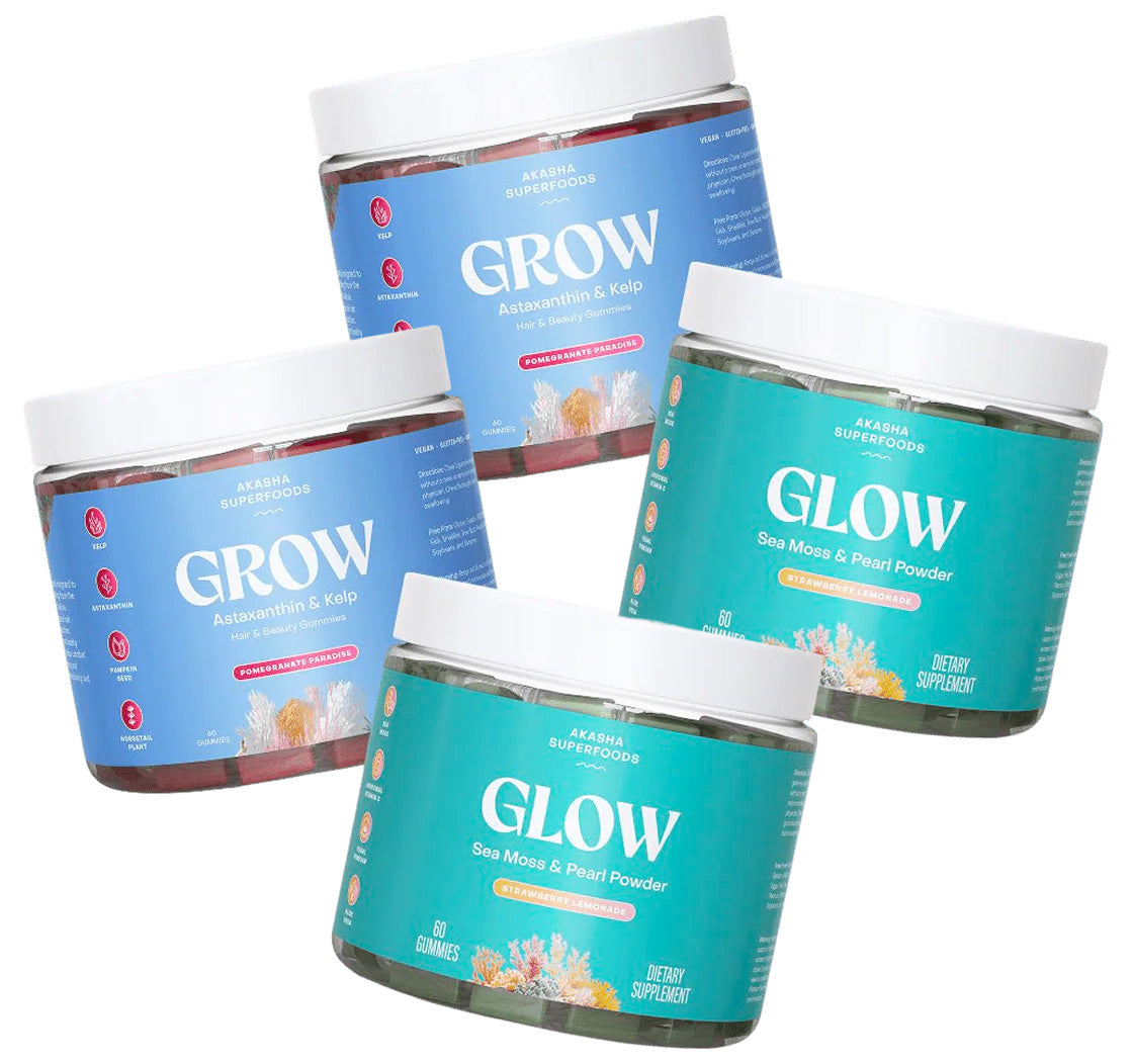 Akasha Superfoods GLOW & GROW Bundle