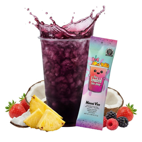 The Loaded Tea Shop Functional Energy Tea Packs (Miami Vice)