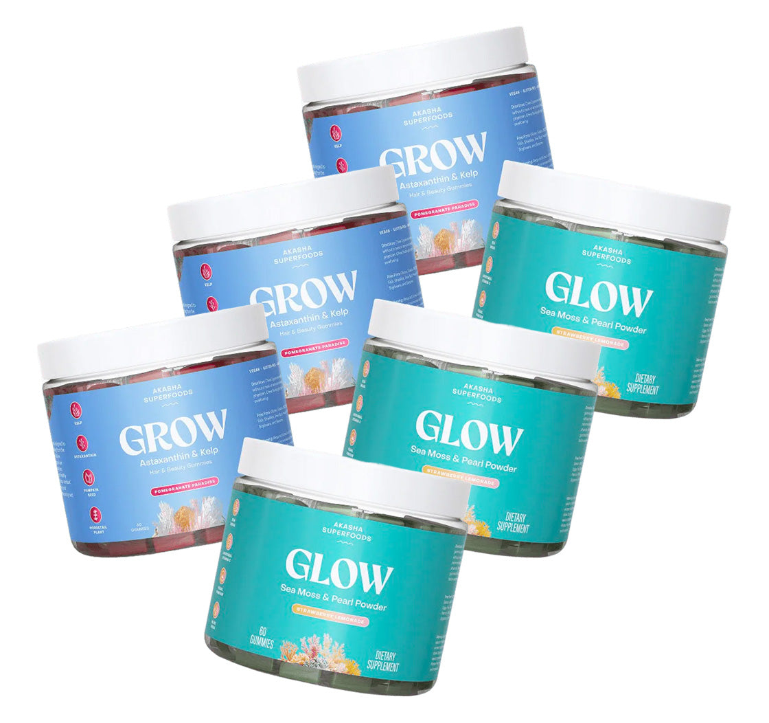 Akasha Superfoods GLOW & GROW Bundle