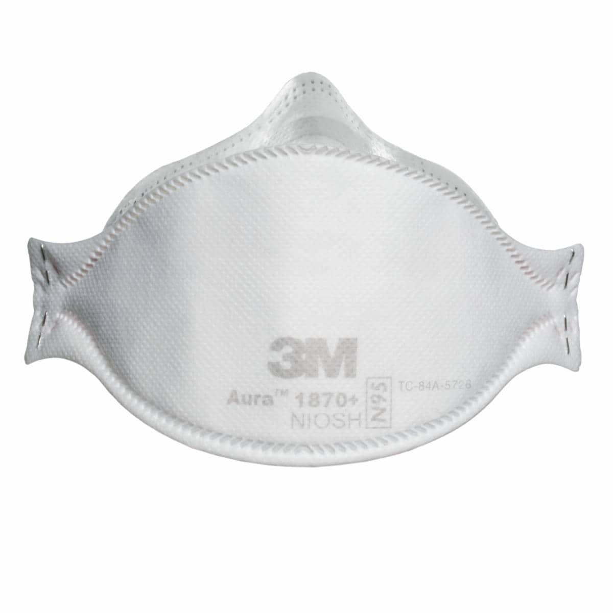 3M™ Aura™ 1870+ Aura N95 Health Care Particulate Respirator & Surgical Mask