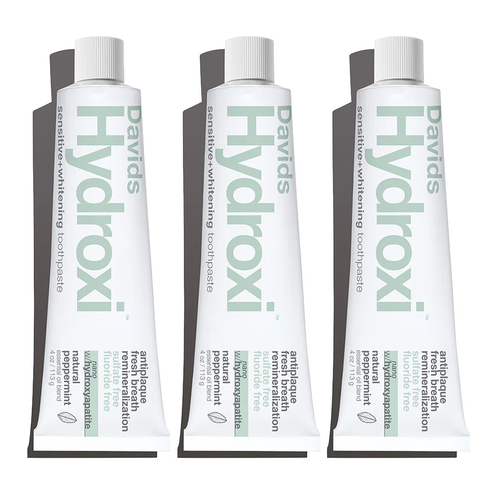 Davids Hydroxi™ Sensitive+Whitening  Nano Hydroxyapatite Premium Toothpaste (Peppermint)