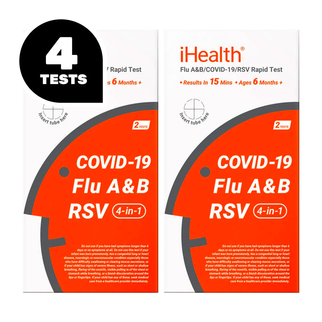 iHealth RSV/COVID-19/Flu A&B 4-in-1 Rapid Test