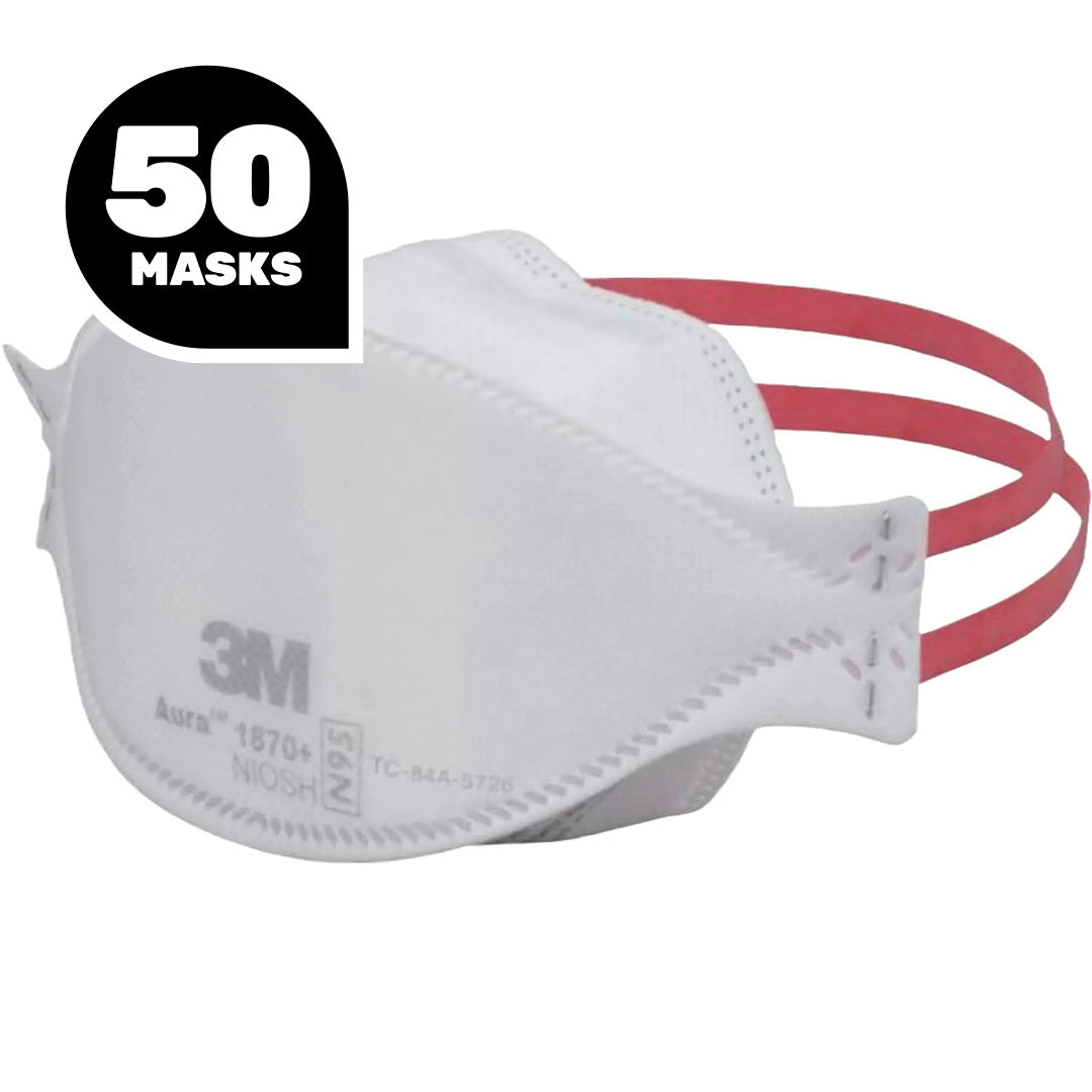 3M™ Aura™ 1870+ Aura N95 Health Care Particulate Respirator & Surgical Mask