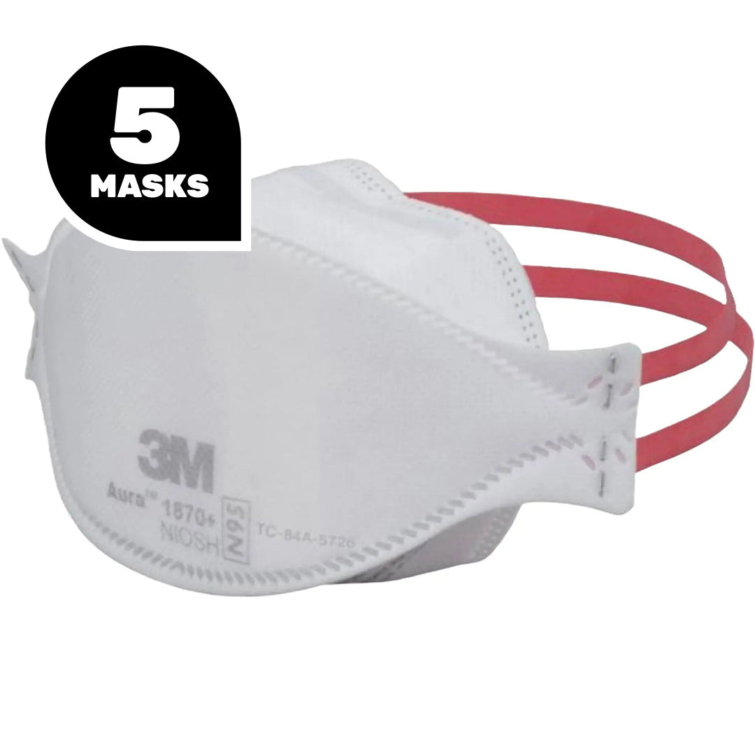 3M™ Aura™ 1870+ Aura N95 Health Care Particulate Respirator & Surgical Mask