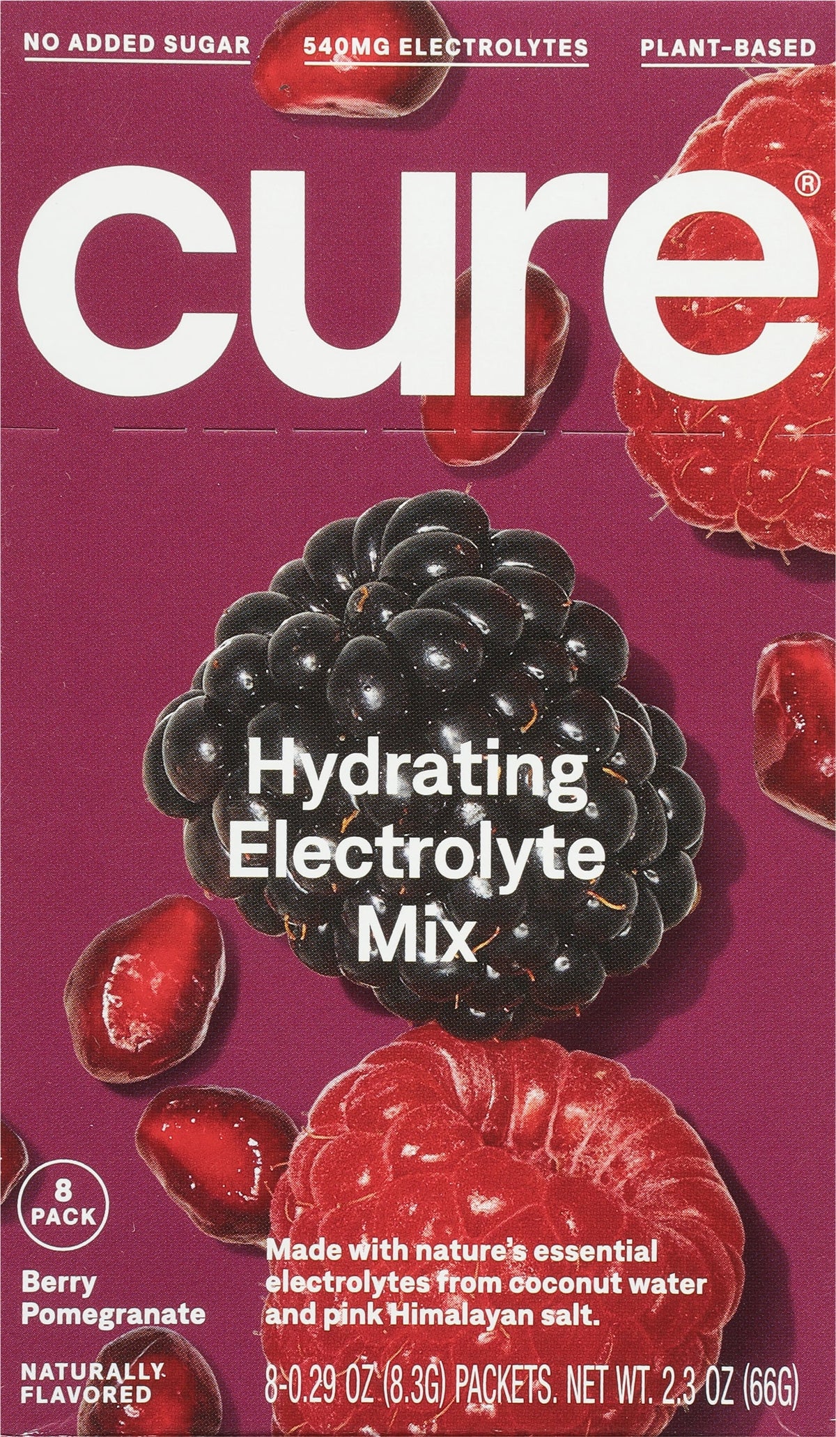 Cure Hydration Berry Pomegranate — product details and preparation
