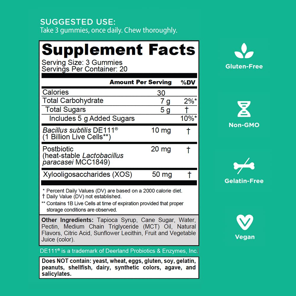 Goli® Nutrition Pre+Post+Probiotics Gummies