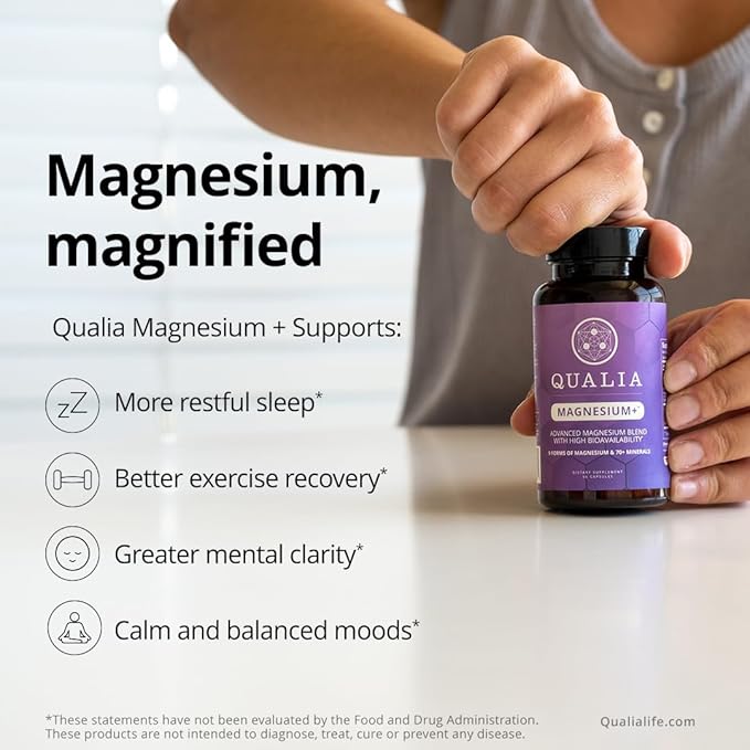 Qualia Magnesium+ Doctor-Formulated Premium Magnesium Formula