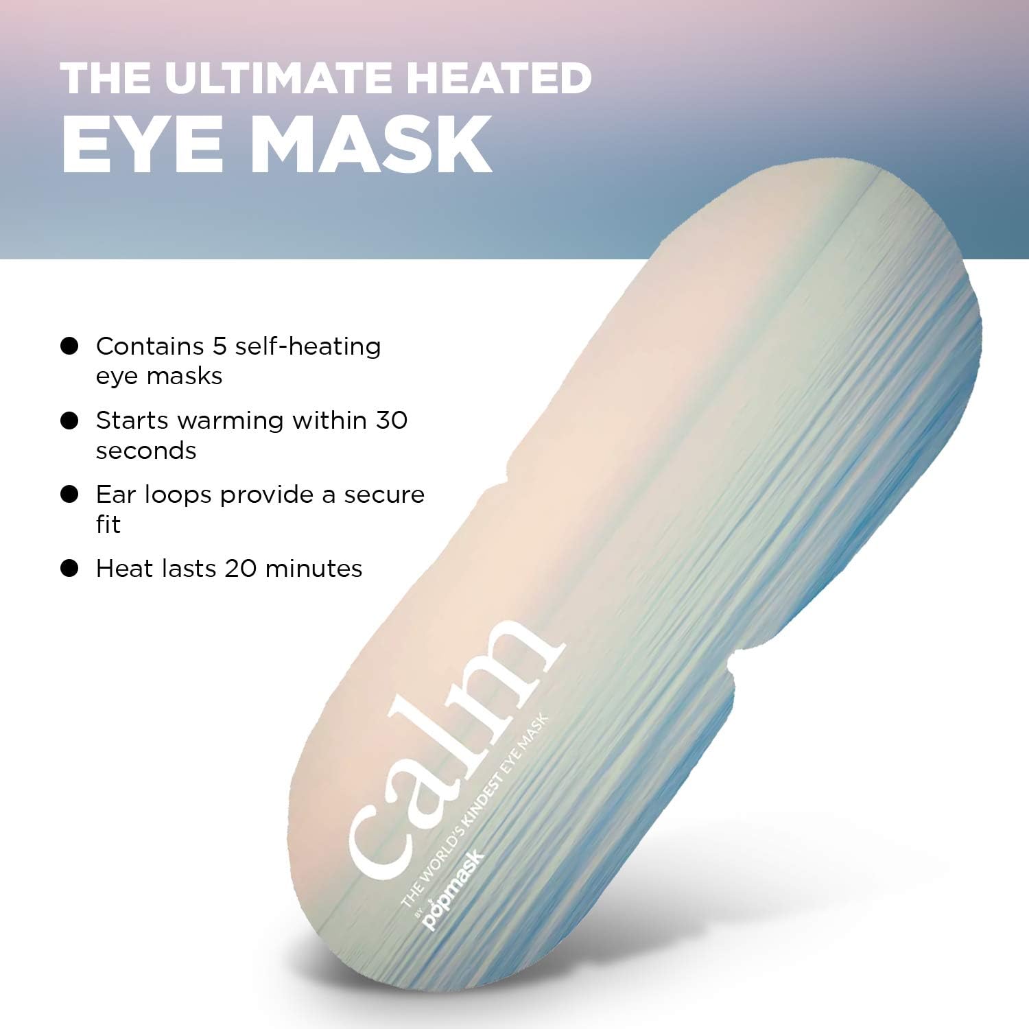 Popmask Calm Self-Warming Chamomile Sleep Mask