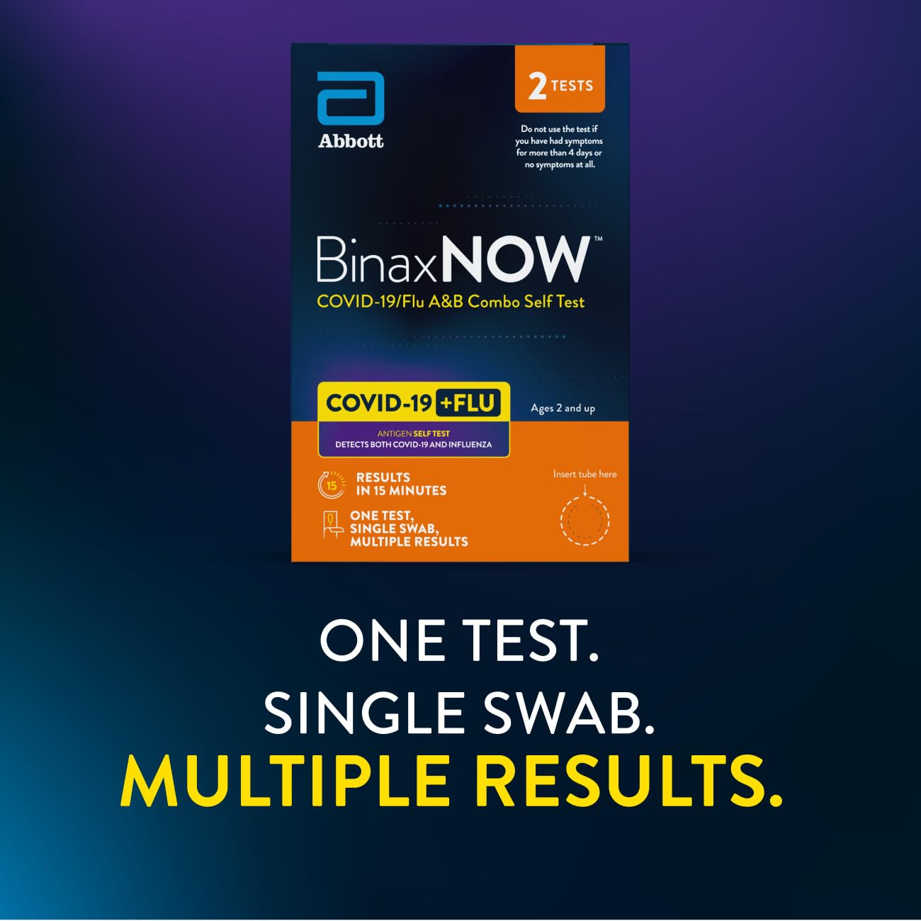 BinaxNOW™ COVID‑19/Flu A&B Combo Self Test