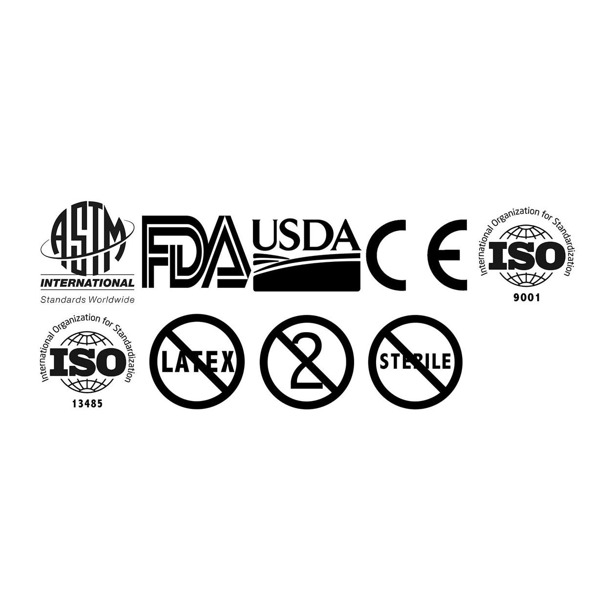 Diamond Gloves IF35 Exam Powder Free Blue Nitrile Gloves