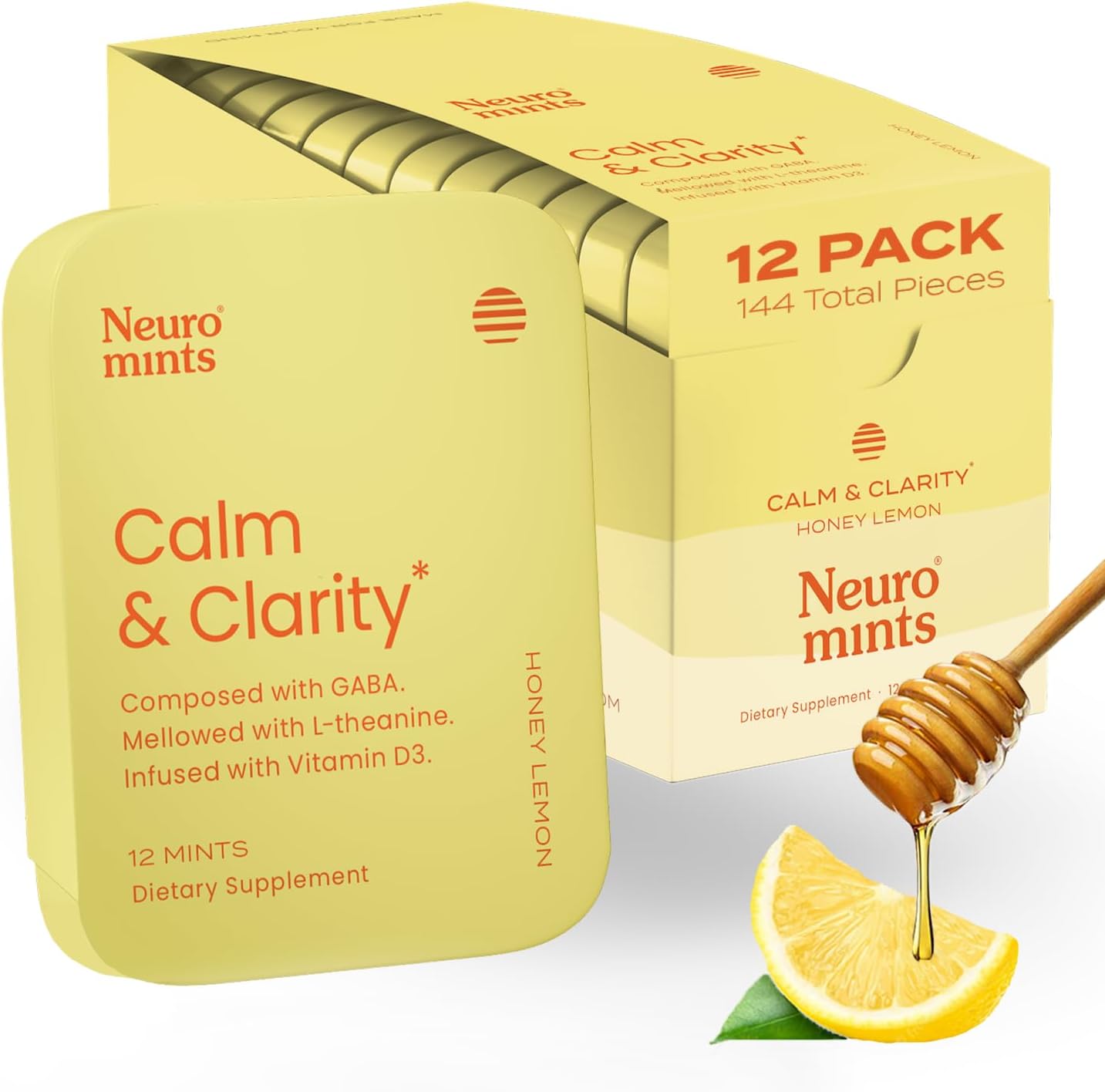 Neuro Calm & Clarity Mints (Honey Lemon) - HSA/FSA Eligible