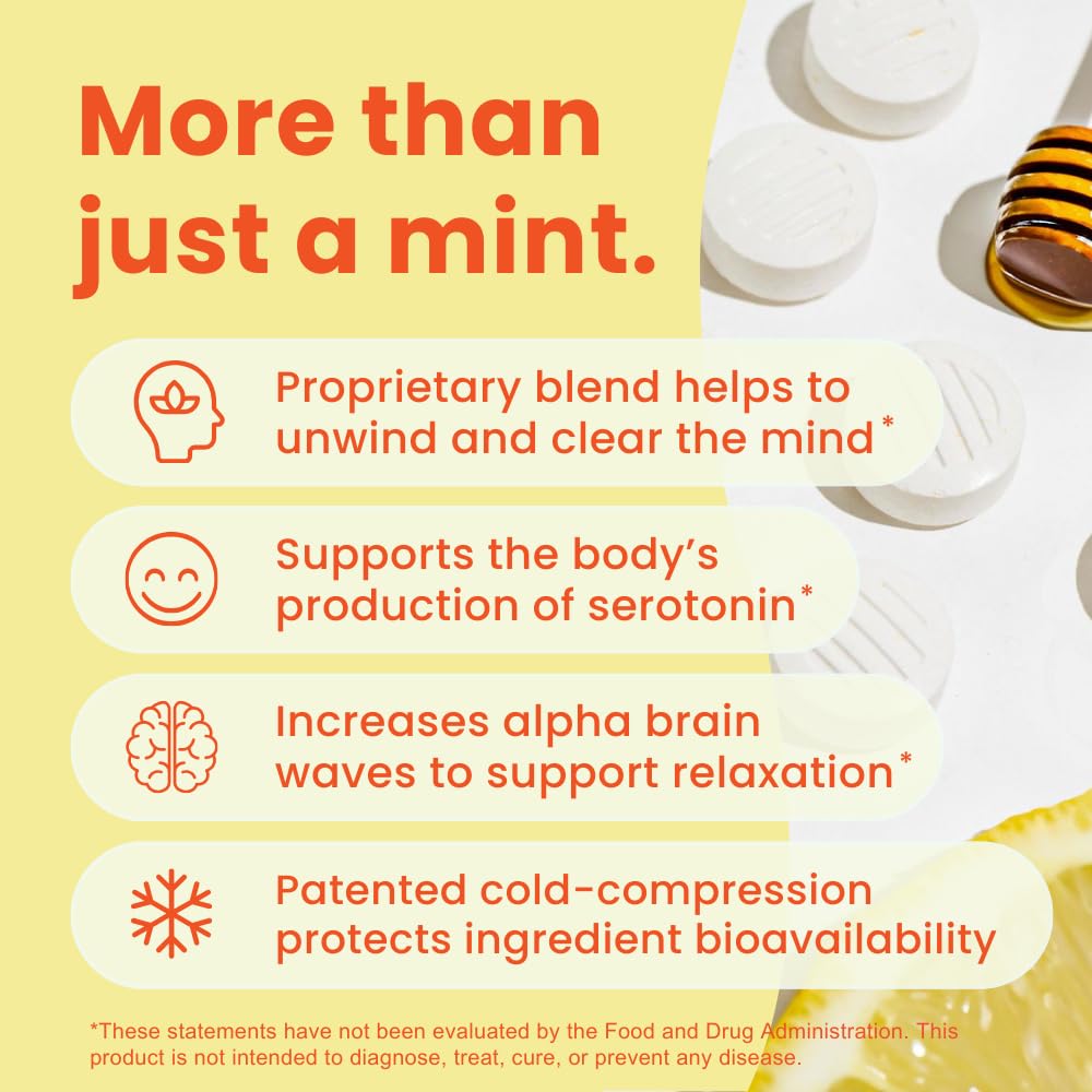 Neuro Calm & Clarity Mints (Honey Lemon) - HSA/FSA Eligible