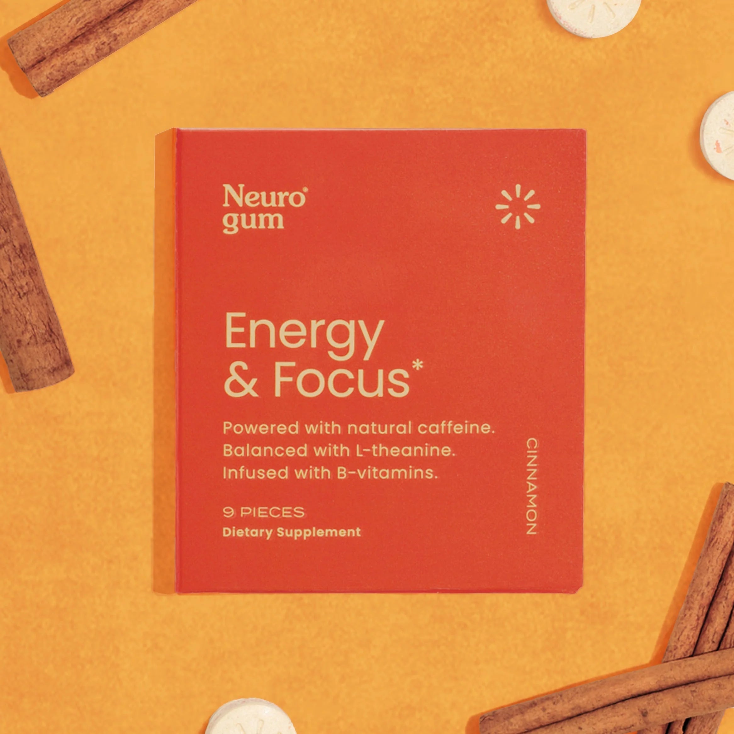 Neuro Energy & Focus Gum (Cinnamon)