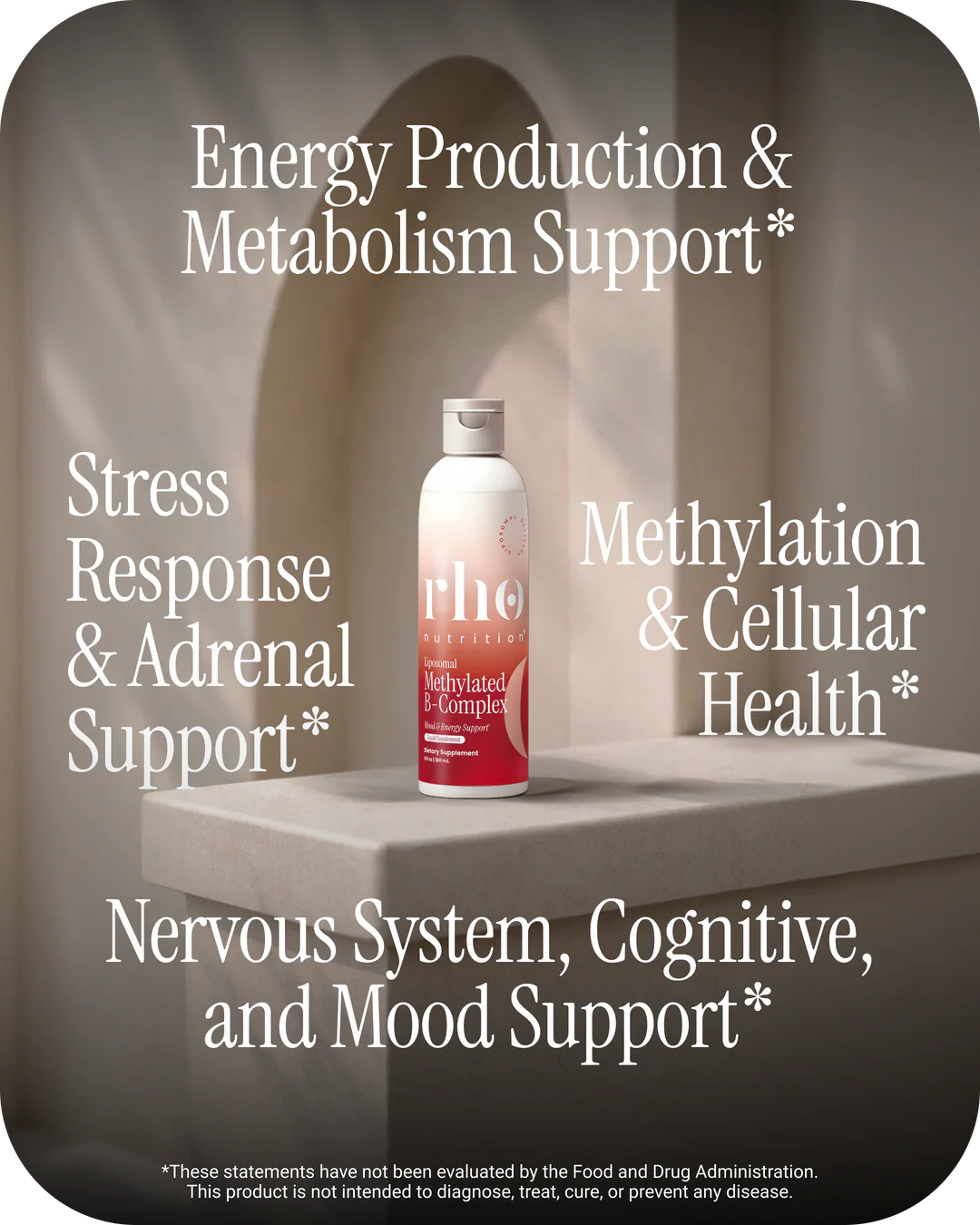 Rho Nutrition Liposomal Methylated B-Complex (30 Servings)