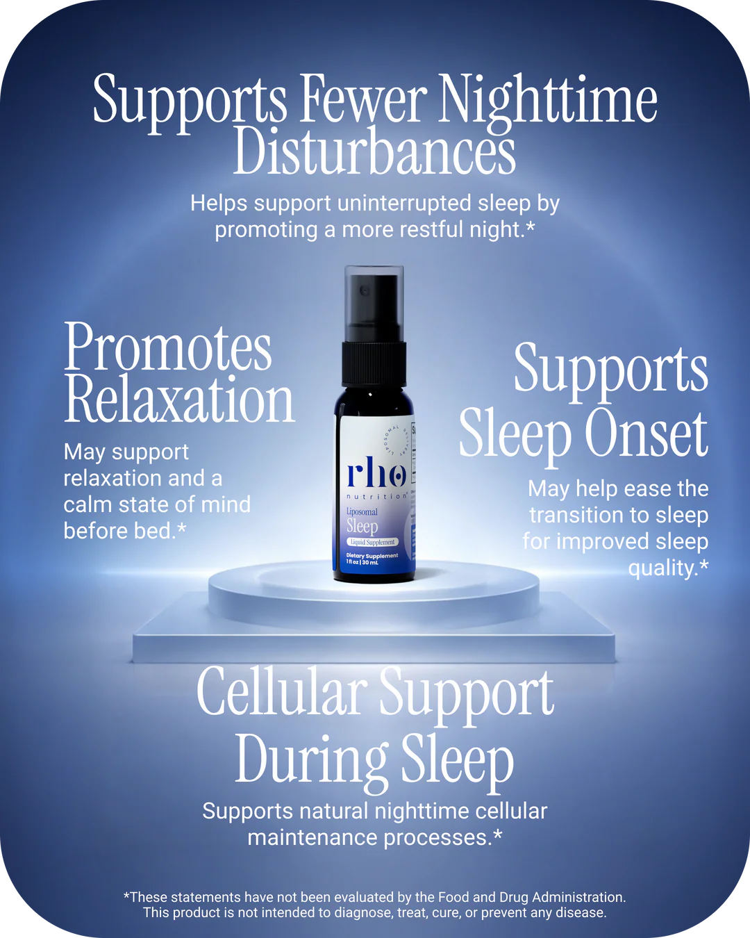 Rho Nutrition Liposomal Sleep Formula (30 Servings)