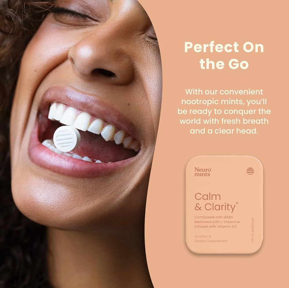 Neuro Calm & Clarity Mints (Ginger Chai)