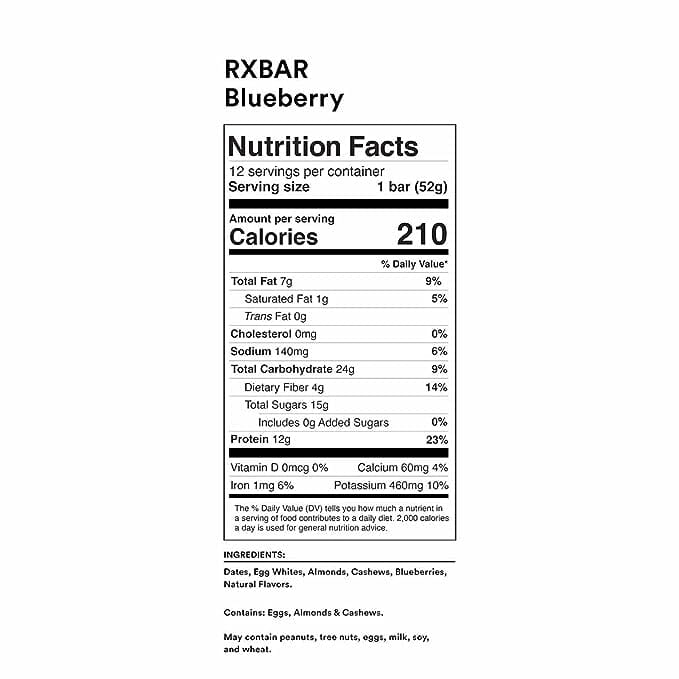 RXBAR Blueberry Protein Bar