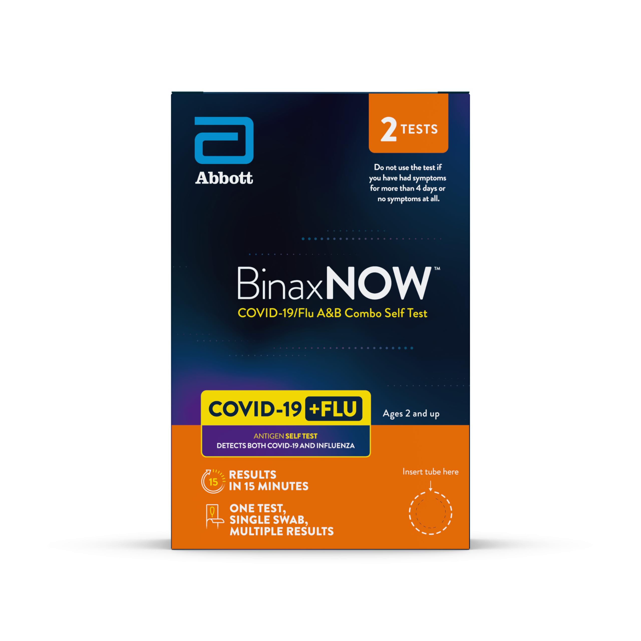 BinaxNOW™ COVID‑19/Flu A&B Combo Self Test