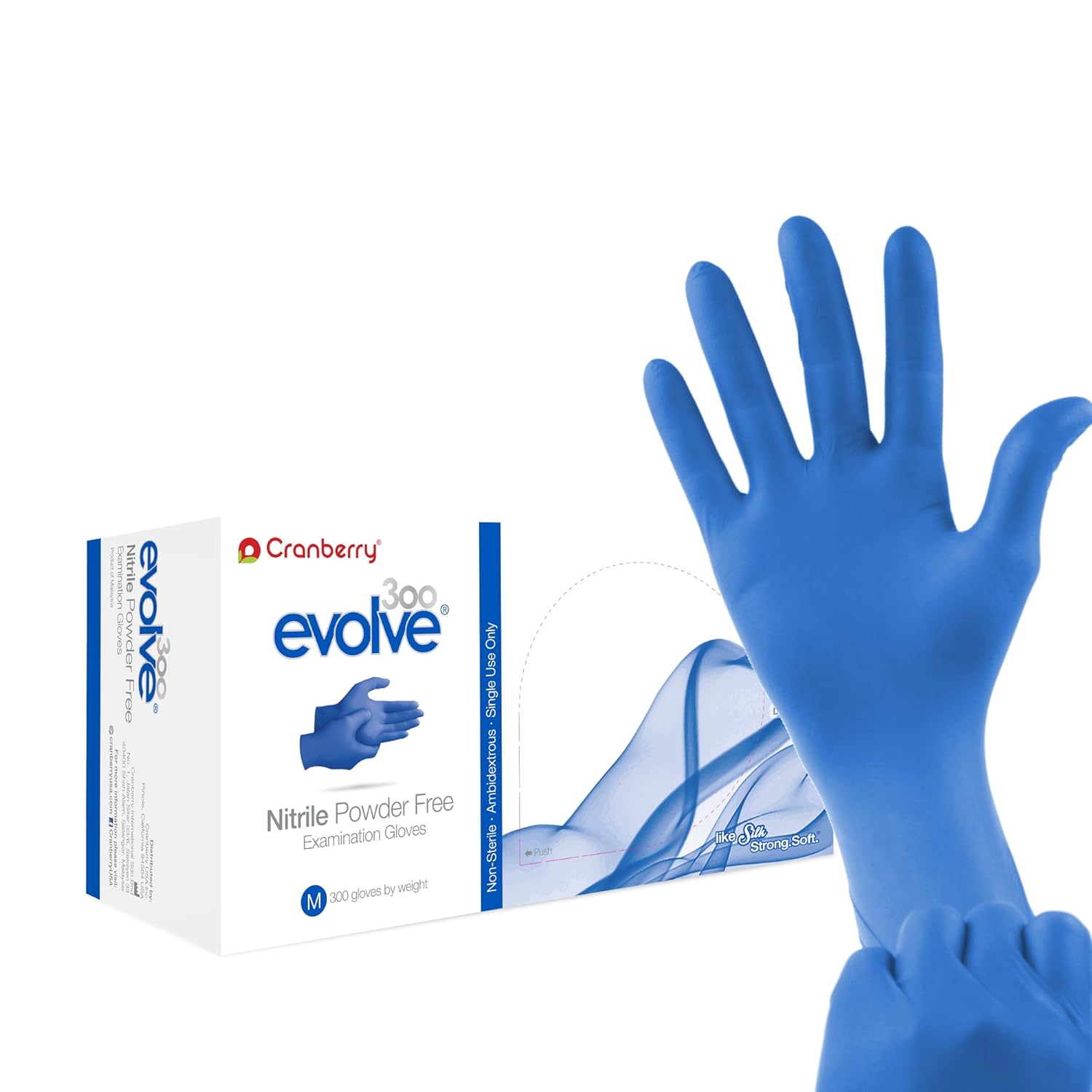 Cranberry USA Evolve Nitrile Powder Free Exam Gloves - Pharmalynk