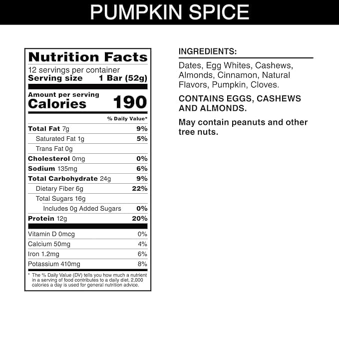 RXBAR Pumpkin Spice Protein Bar