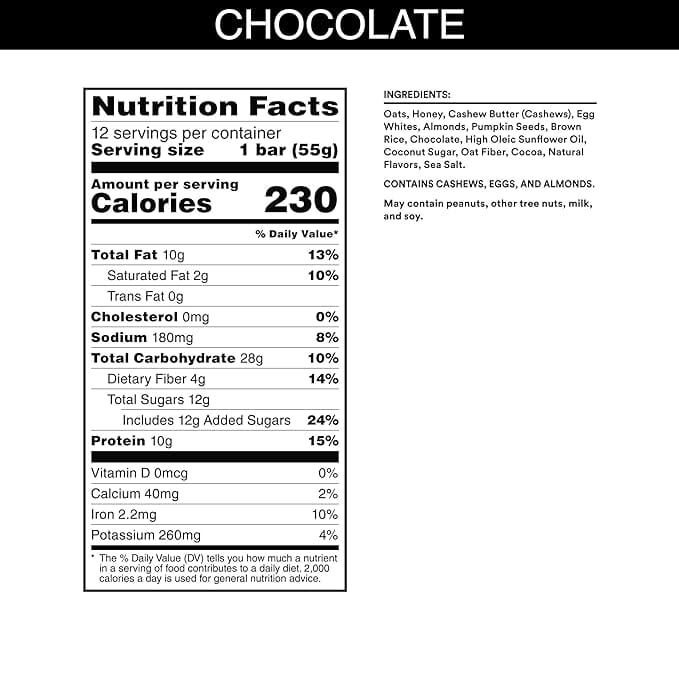 RXBAR A.M. Chocolate Protein Bar