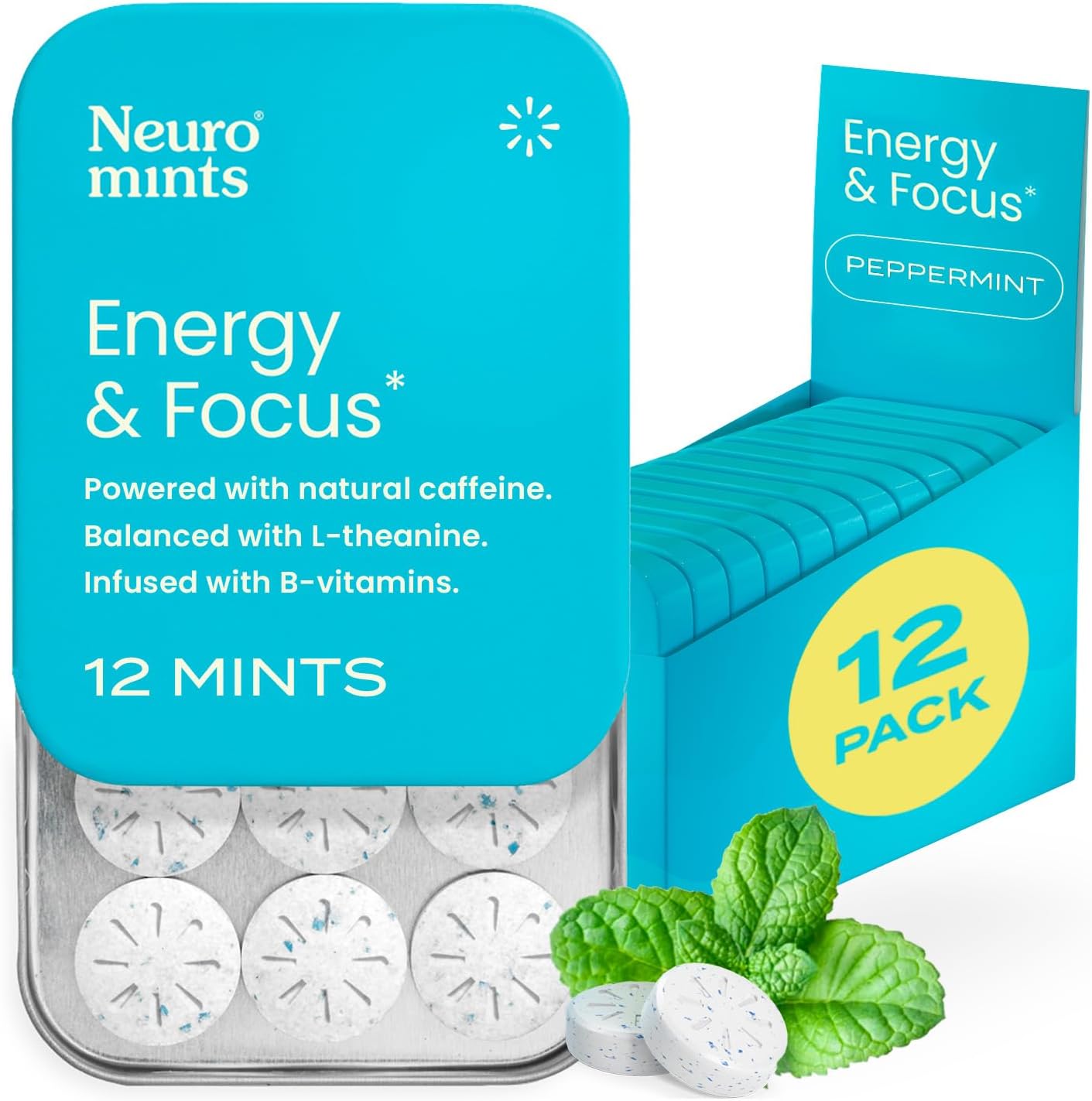 Neuro Energy & Focus Mints (Peppermint)