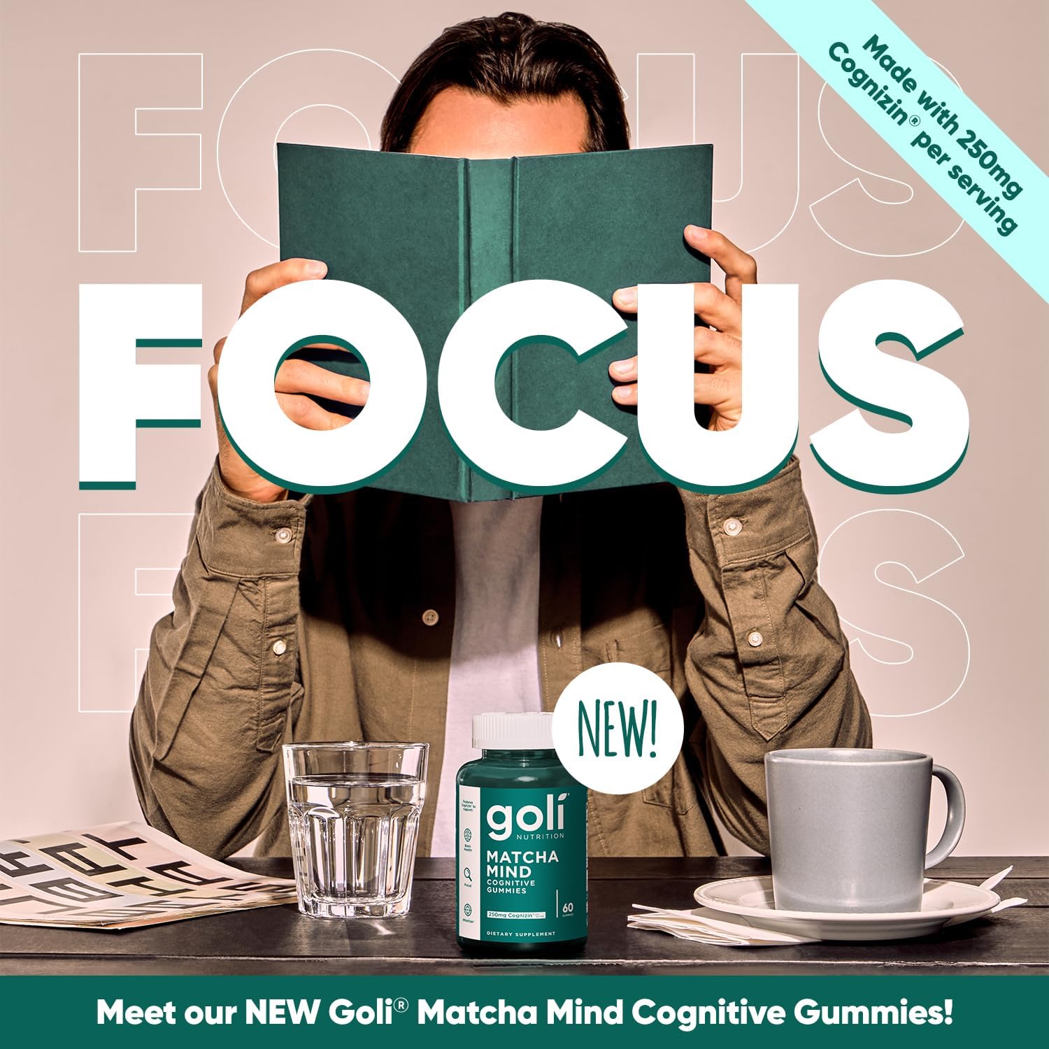 Goli® Nutrition Matcha Mind Cognitive Gummies