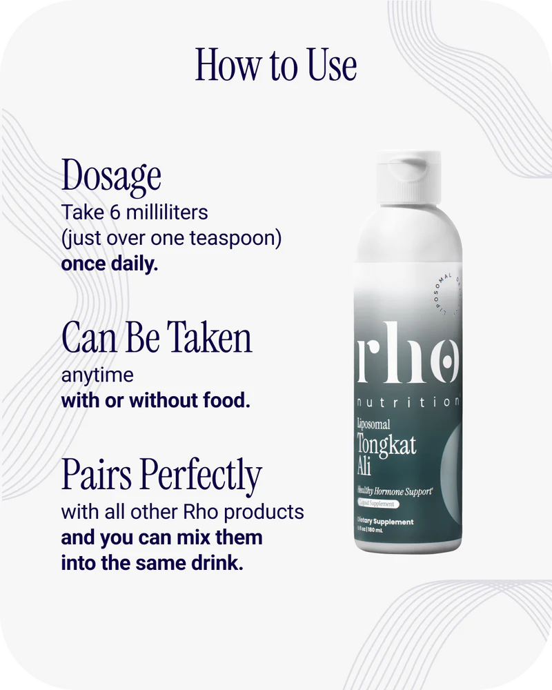 Rho Nutrition Liposomal Tongkat Ali (30 Servings)