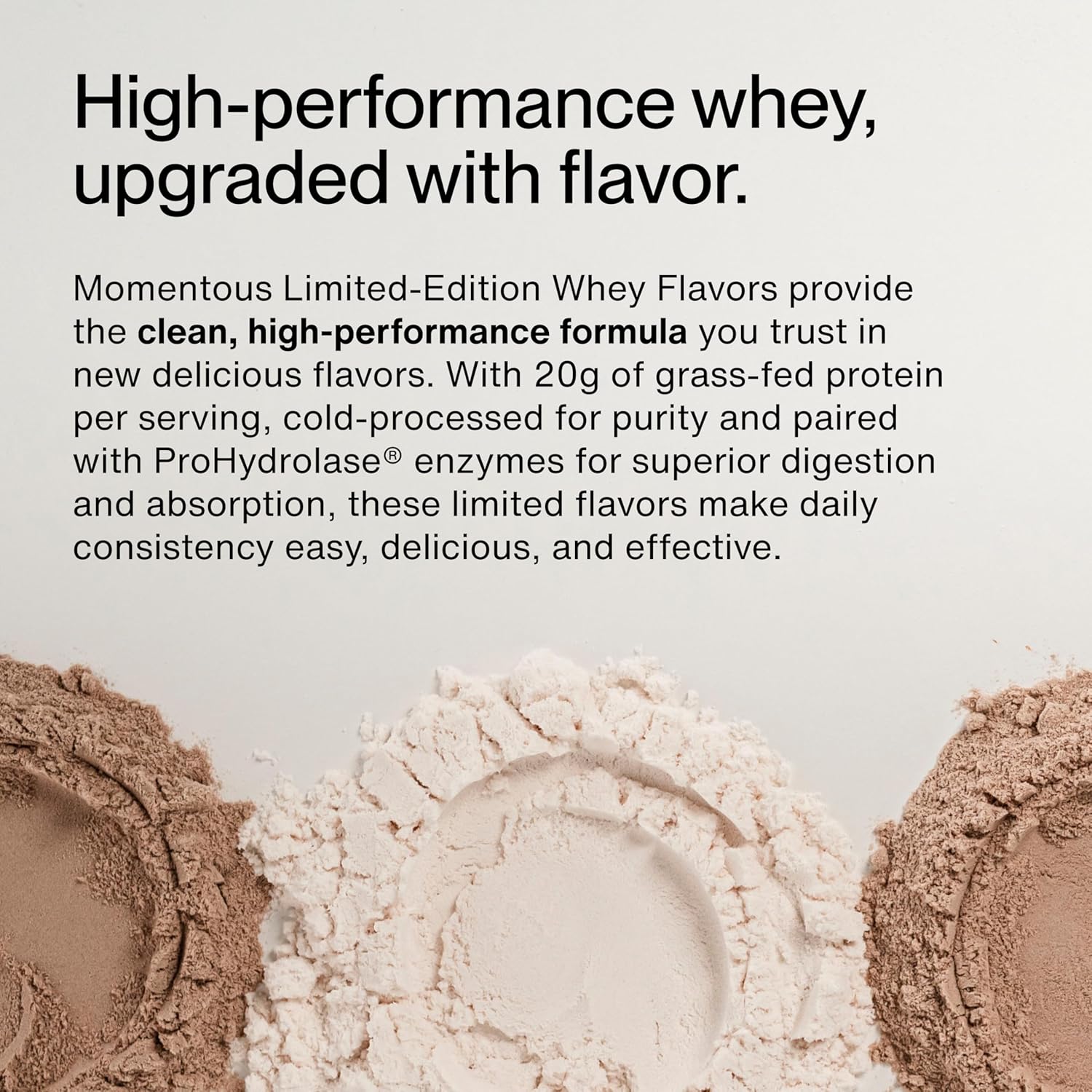 Momentous Grass Fed Whey Protein Isolate (10-Travel Packs)