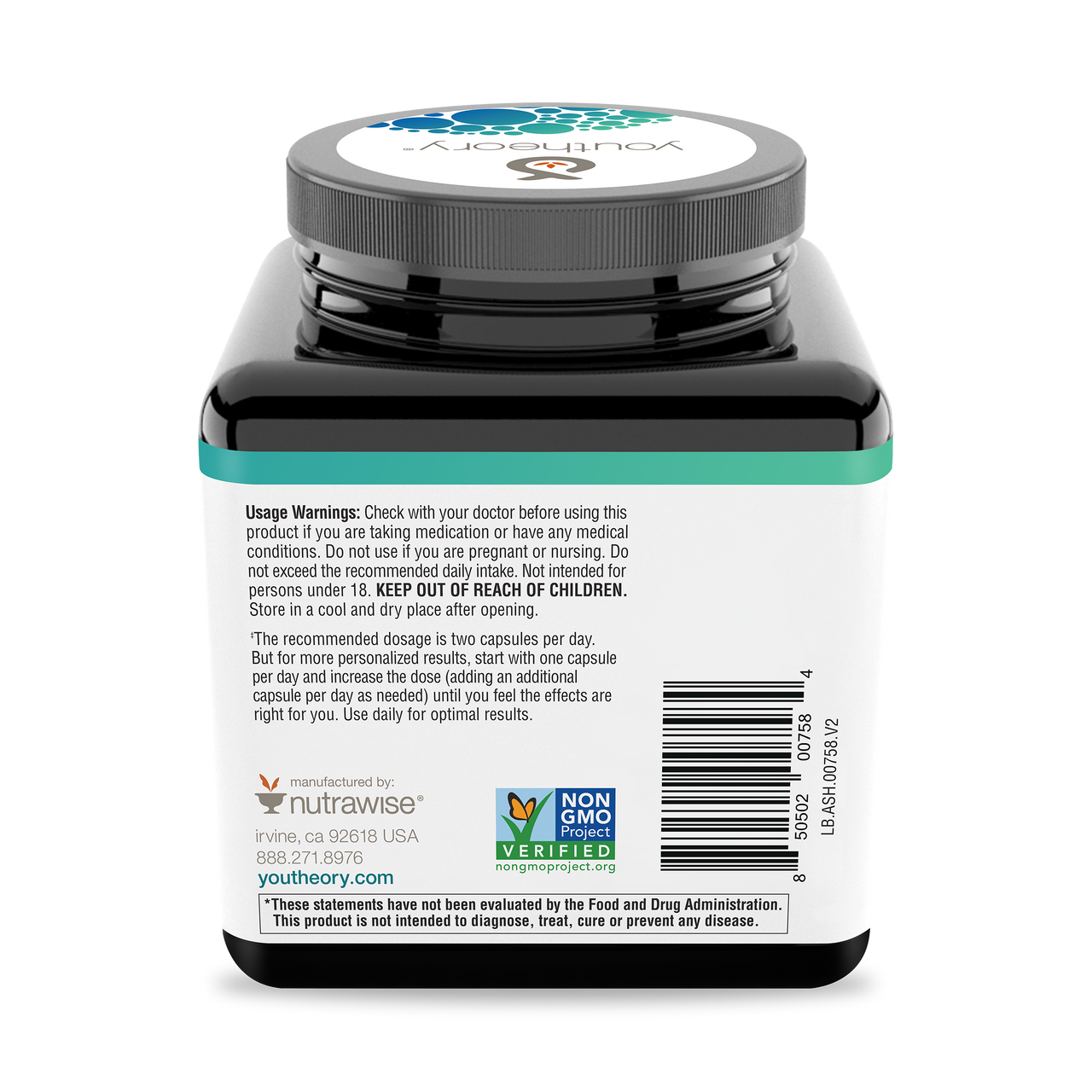 Youtheory® Ashwagandha - 1,000 mg - Stress Support Supplement