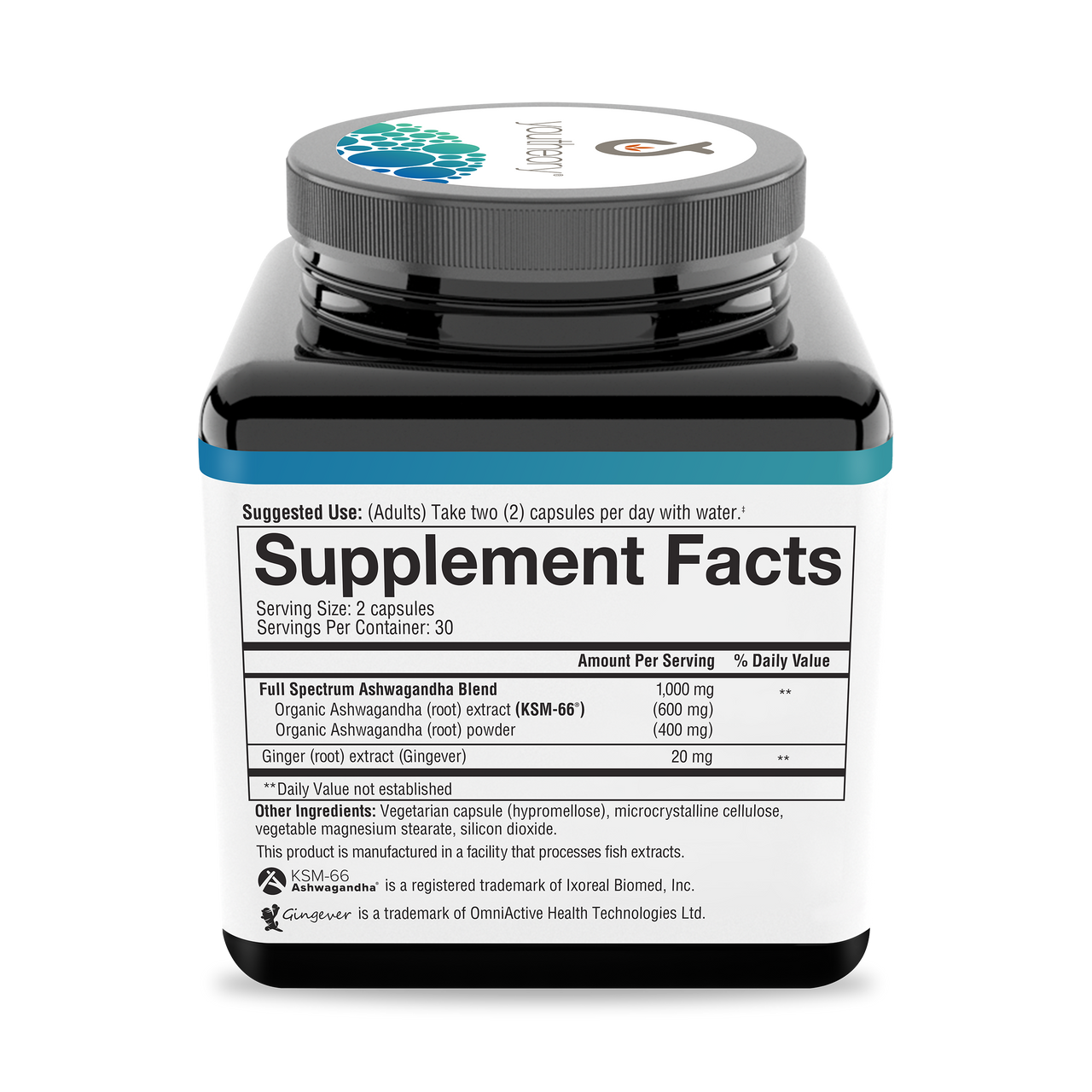 Youtheory® Ashwagandha - 1,000 mg - Stress Support Supplement