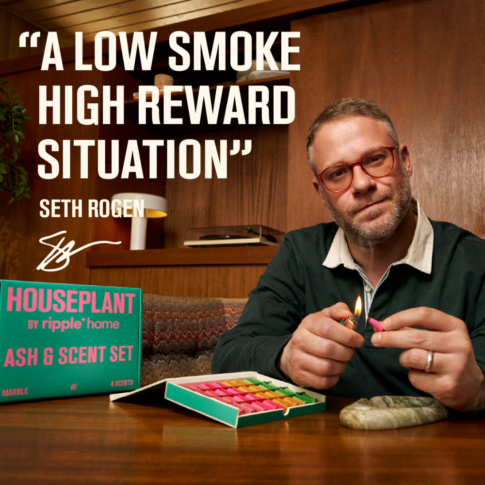 Seth Rogen Ripple HOUSEPLANT by ripple⁺ Ash and Scent Set (Curated by Seth Rogen)s ...