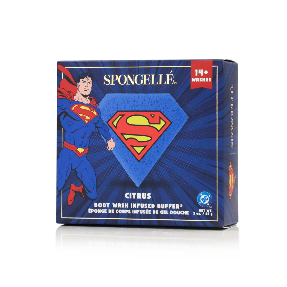Spongellé® Superman™ Citrus Body Buffer | DC Super Hero