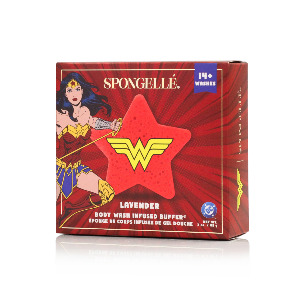 Spongellé® Wonder Woman™ Lavender Body Buffer | DC Super Hero