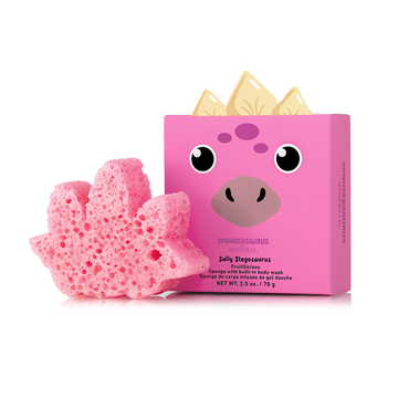 Spongellé® Body Wash Infused Spongeasaurus Dinosaur Buffer - Sally Stegosaurus (Fruitilicious)